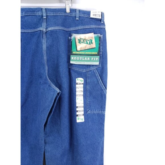 Key Regular Fit Dungaree Jeans Men's Size 46x33 - Picture 4 of 8